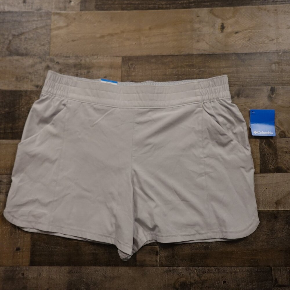 Columbia Lazy Creek Chill Zero Shorts Women’s XXL Light Gray Omni-Freeze Zero